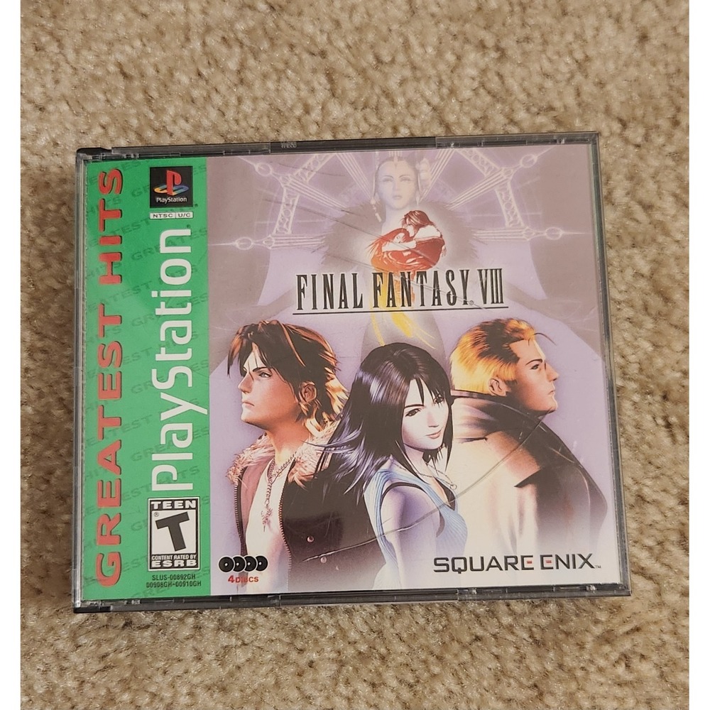 Final Fantasy Viii - Sony PlayStation 1 MISSING DISC 1